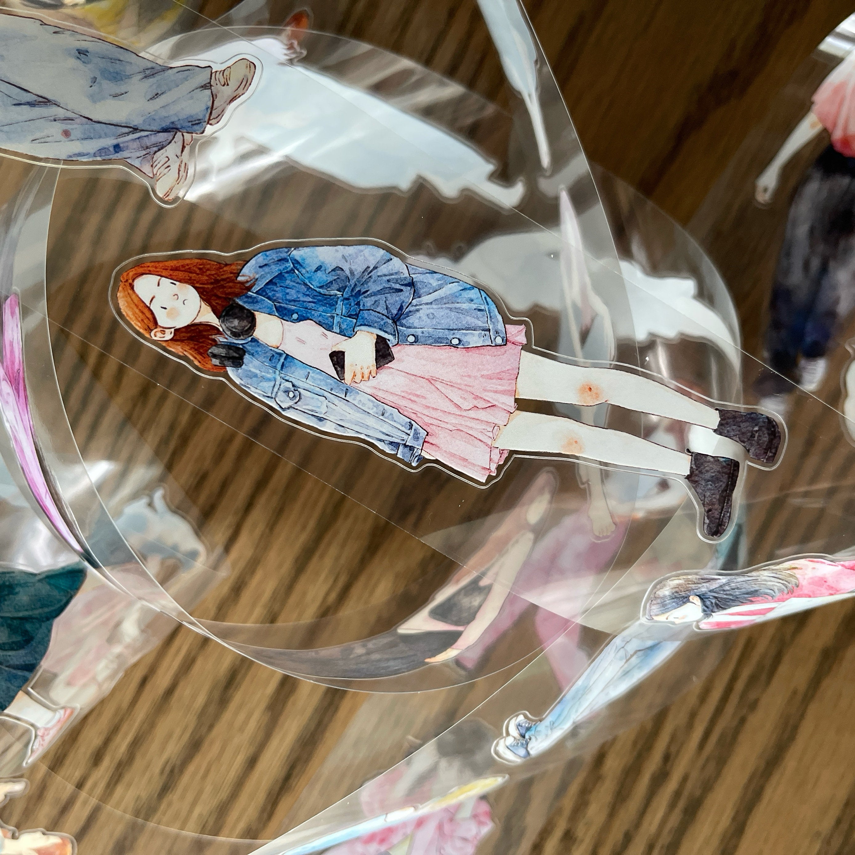 Free Spirit Girls PET Tape with illustrated girls