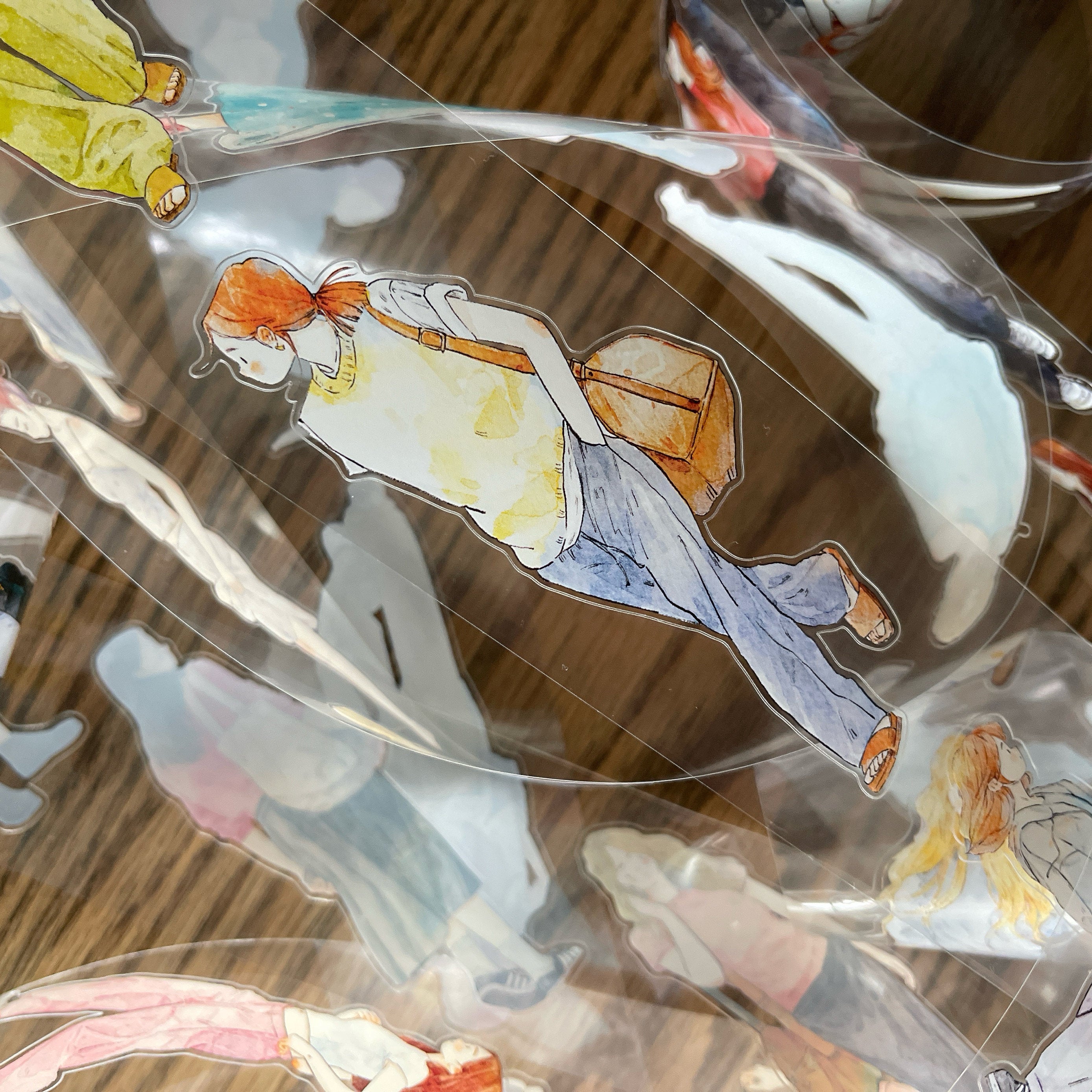 Free Spirit Girls PET Tape with illustrated girls