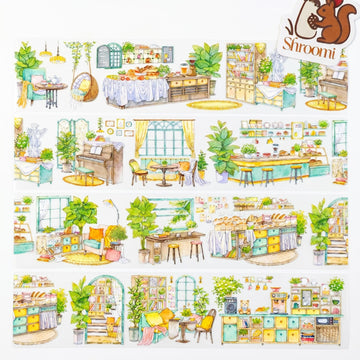 Cozy Cafe Interior PET Tape