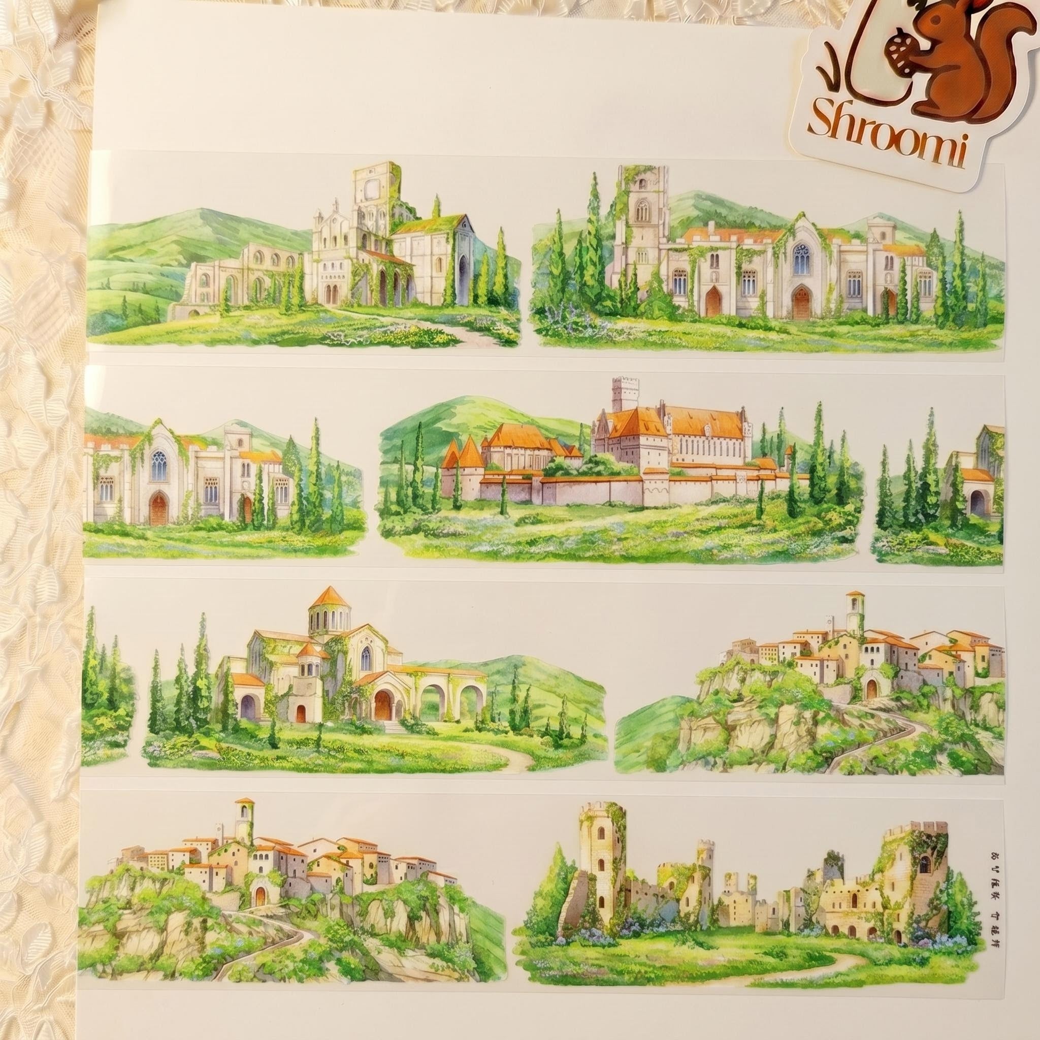 Countryside Castle & Cathedral PET Tape