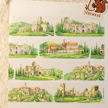 Countryside Castle & Cathedral PET Tape