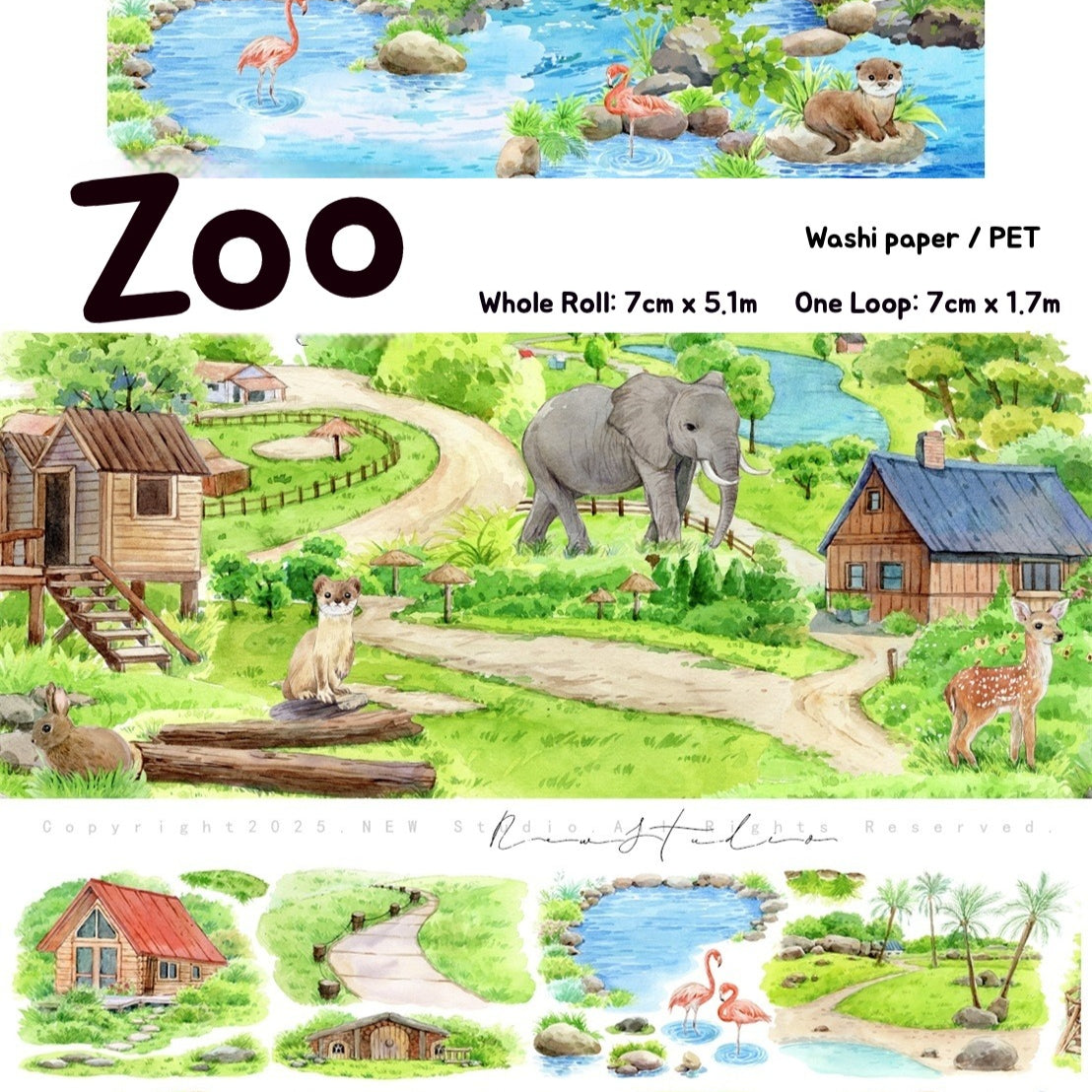 Nature Scenes PET Tape · Multiple Designs Available