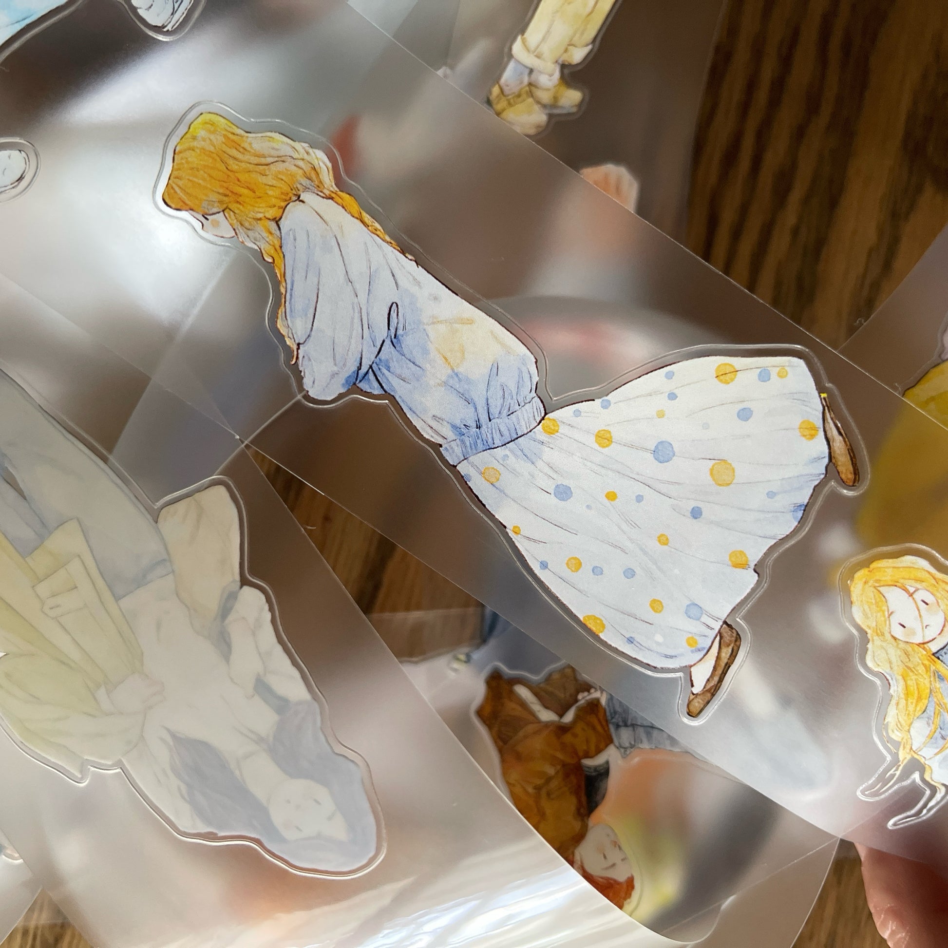 Free Spirit Girls PET Tape with illustrated girls