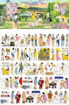 Life's Paces whole roll die-cut PET tape with lifestyle scenes for scrapbooking at Shroomi