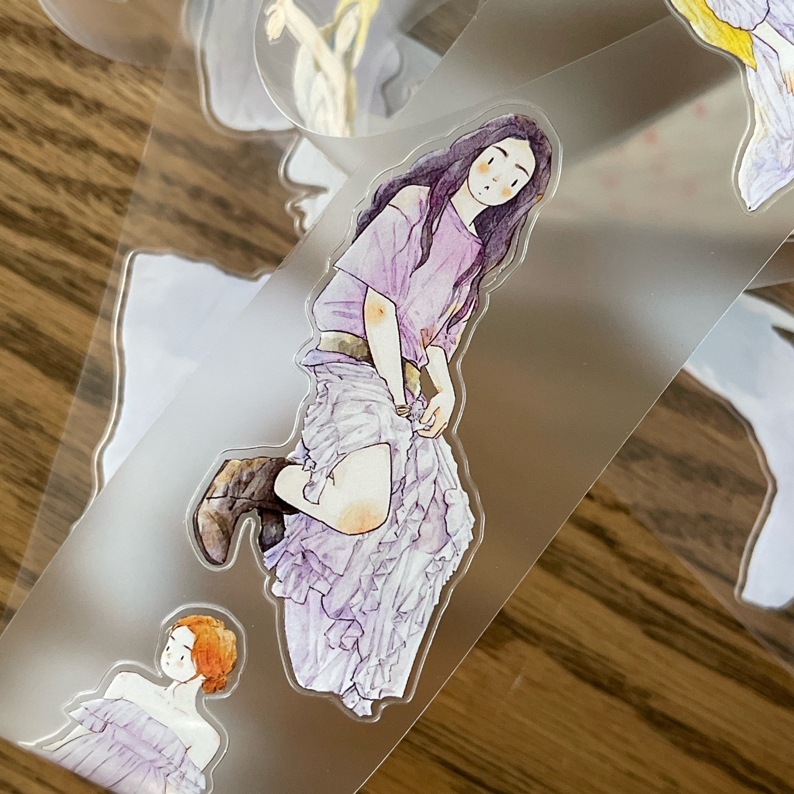 Summertime Girls PET Tape with illustrated girls