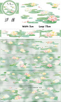 Floating Lotus PET Tape Floating Lotus & Goldfish PET Tape | Water Garden Scenery