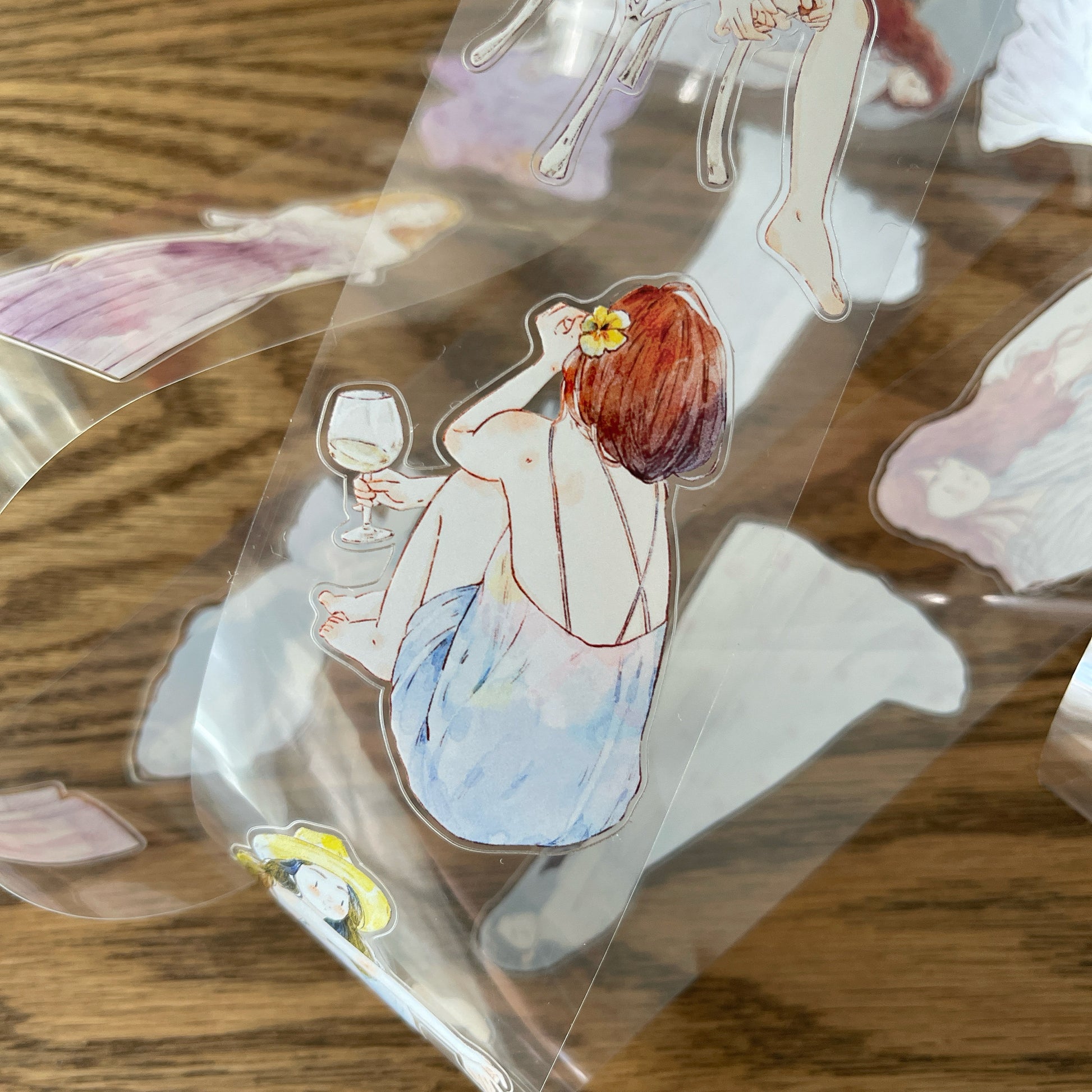 Summertime Girls PET Tape with illustrated girls