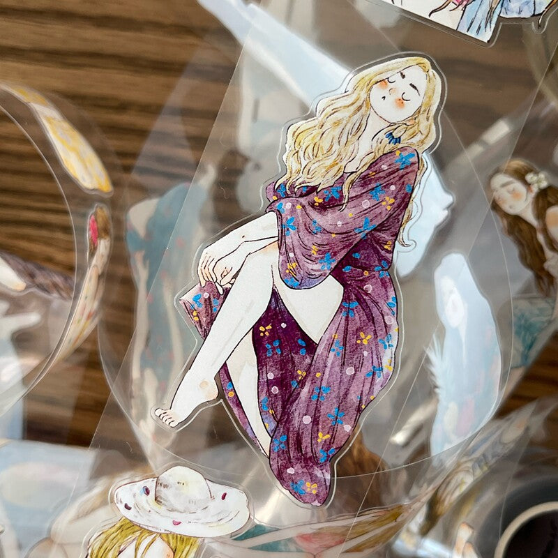 Vacation Mode Die-cut Character Tape