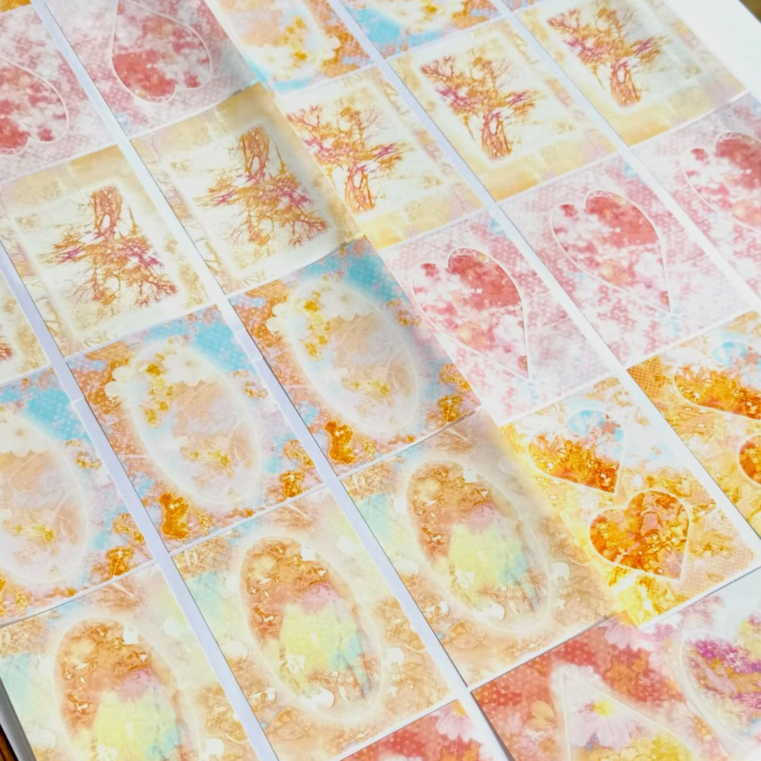 Good Fortune background tape for journaling and scrapbooking