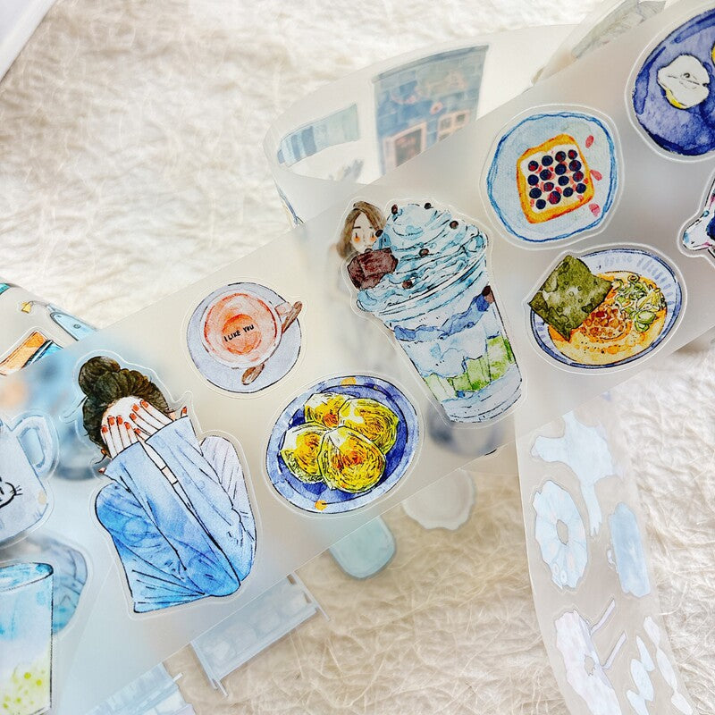 Blue Tone PET Tape for journaling
