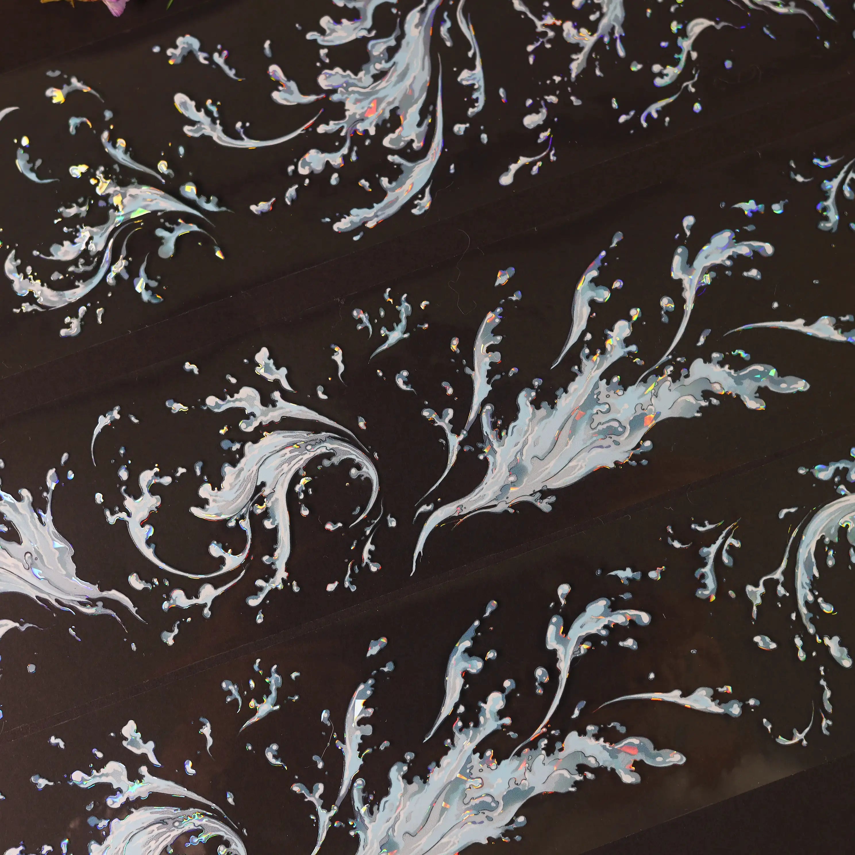 Wild Surge — Glass-Glow PET Tape | Ozeanwelle