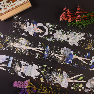 Tidal Summer PETテープ 6cm×1m | エーテル妖精キャラクターシェル光沢