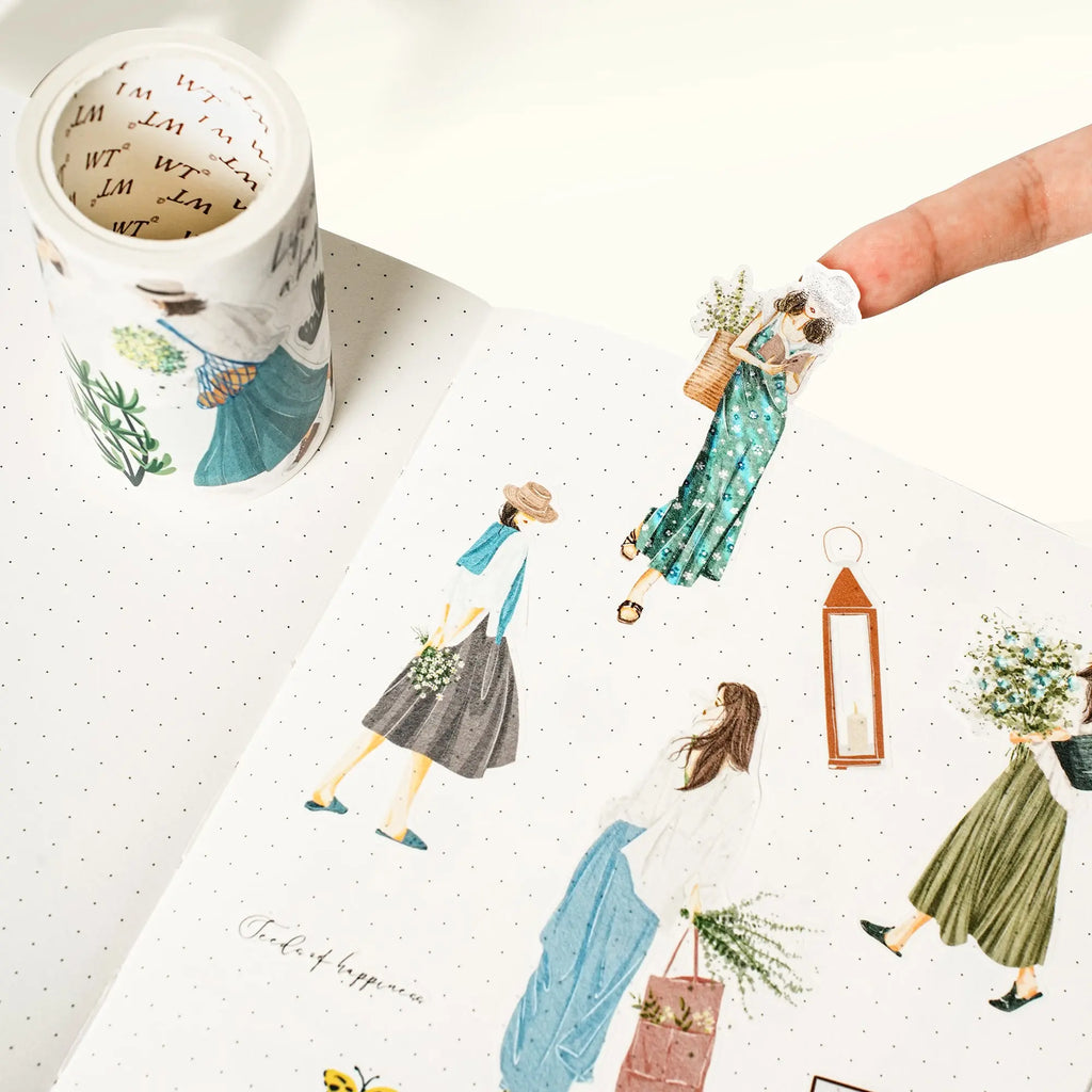Pre-cut Velvet Voyage Wide Washi/PET Tape The Washi Tape Shop
