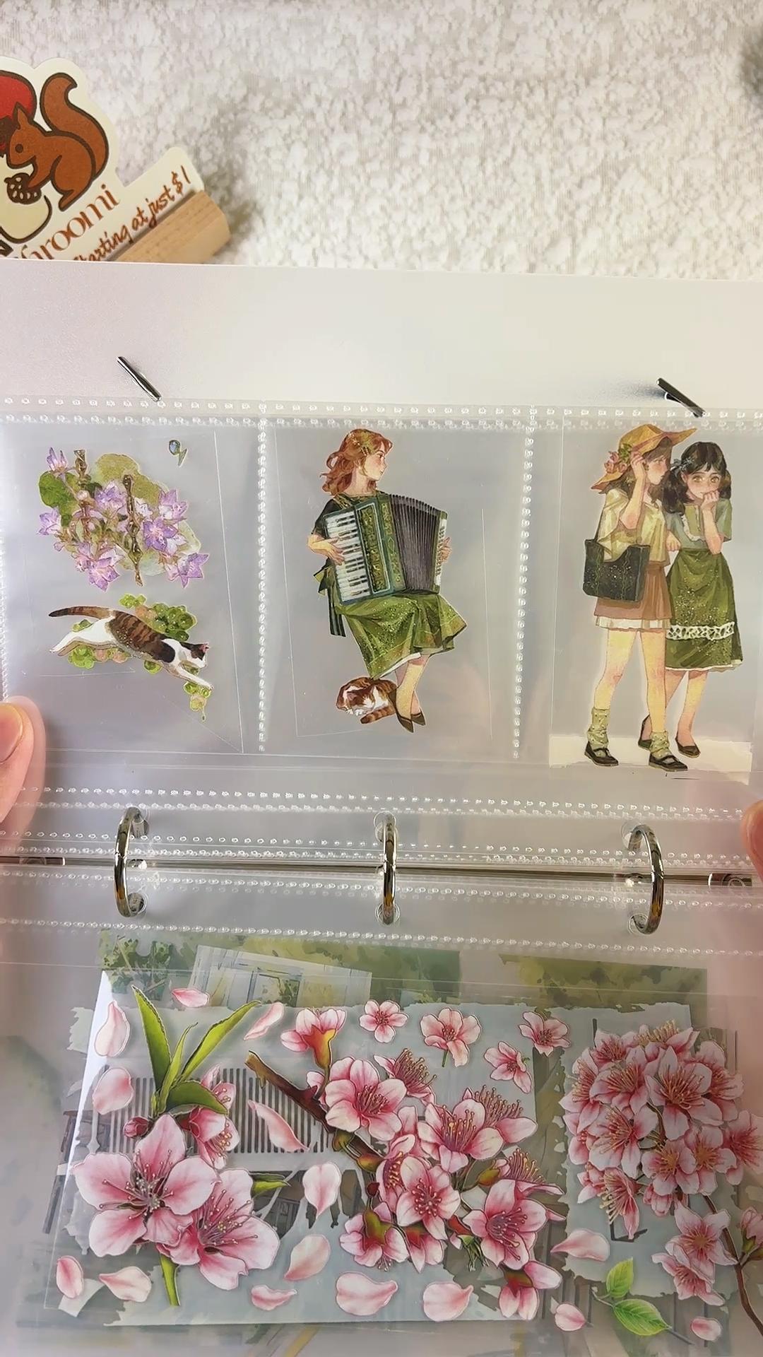 A5 Klebeband- & Sticker-Aufbewahrungsbuch