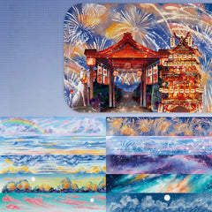 Sky Dreams Fireworks Landscape Washi Tape - PET 5cm x 5m