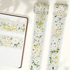 Pre-cut Petals en Blanc Wide PET Tape The Washi Tape Shop