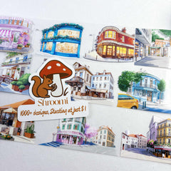 Corners of the City - Buildings, Roadside Shops, Pavement