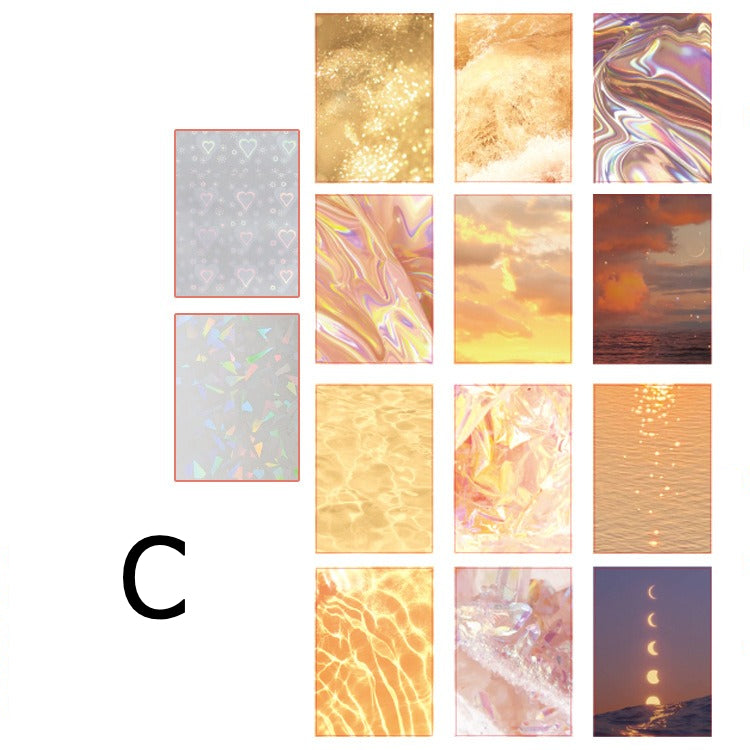 Starry Dream Holographic Paper Sticker Sheet