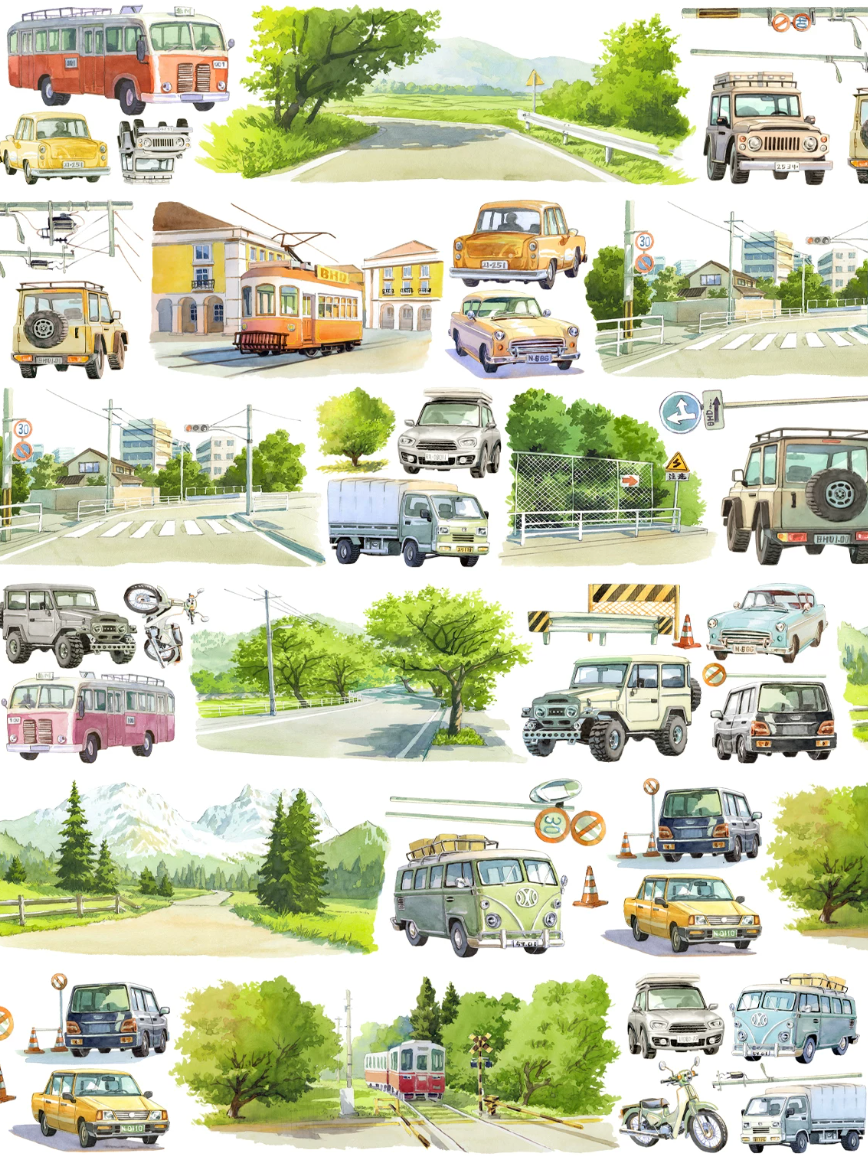 Drive & Dwell · Road Trip & Camping Tape