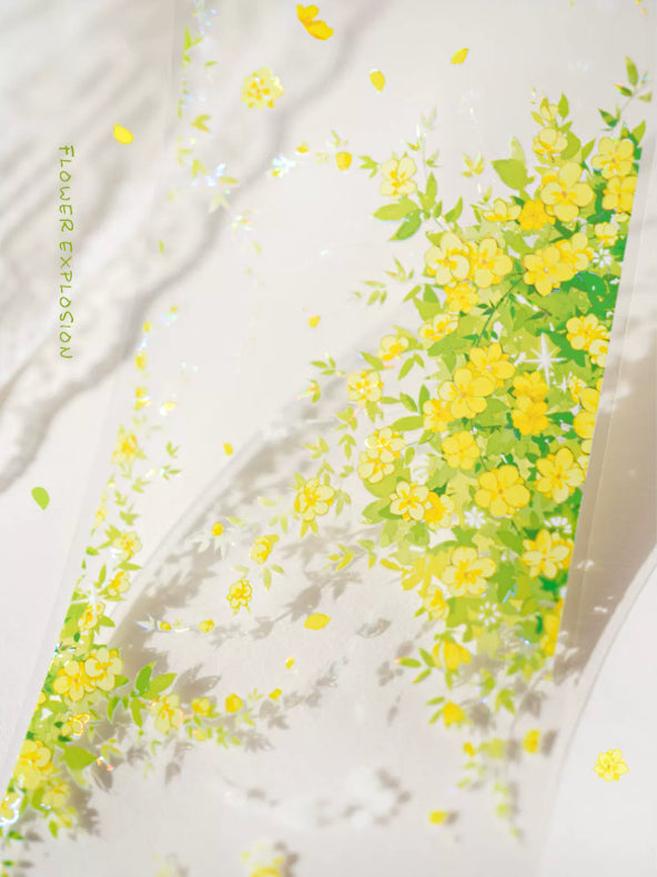 Flower Burst decorative tape with dreamy floral designs