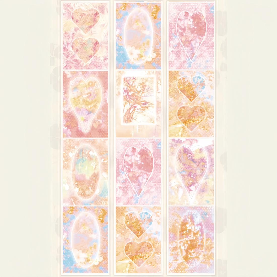 Good Fortune background tape for journaling and scrapbooking