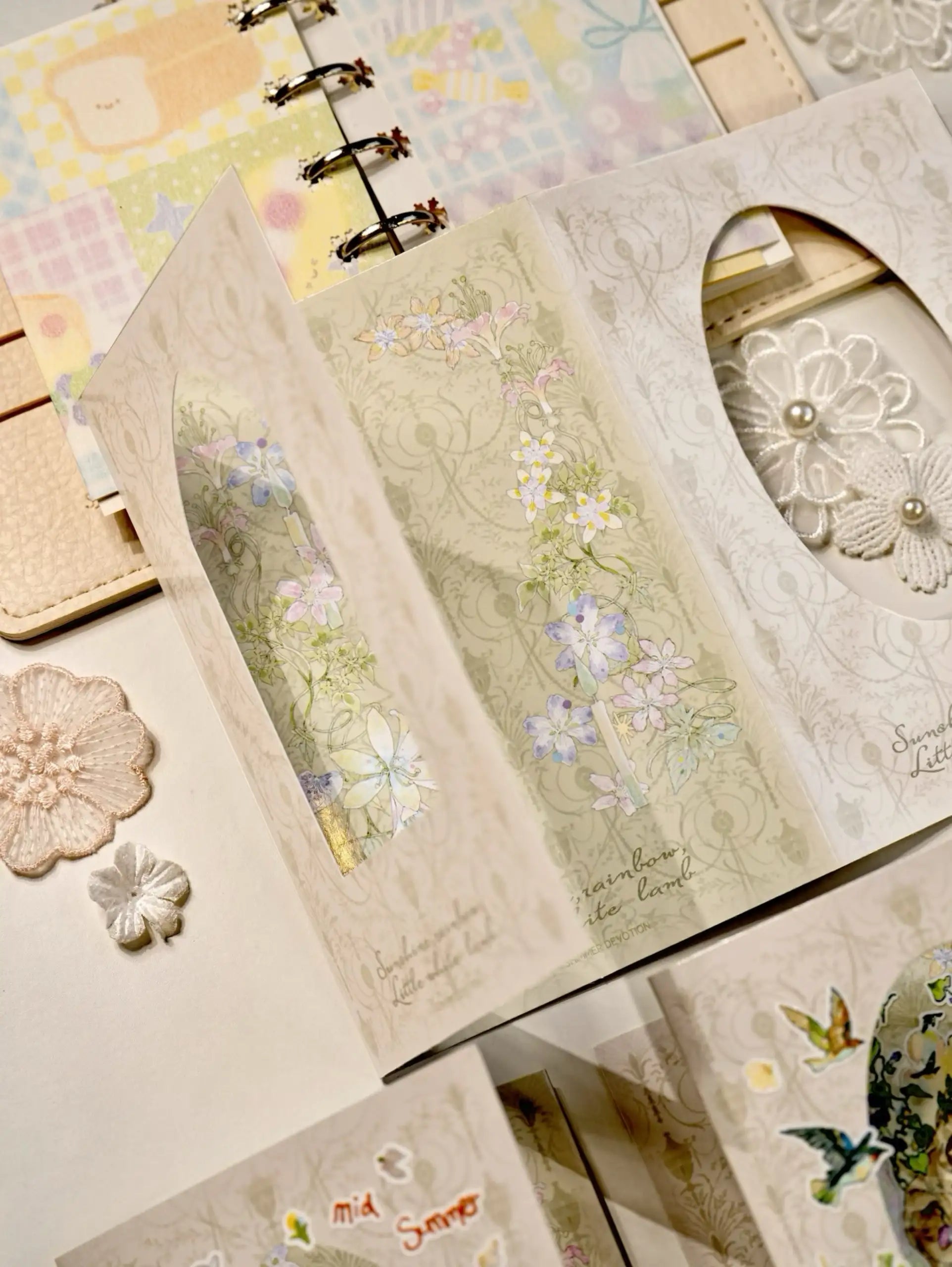 フェアリーテイルガーデン ダイカットテープ | グリッター合成紙 — 最終セール