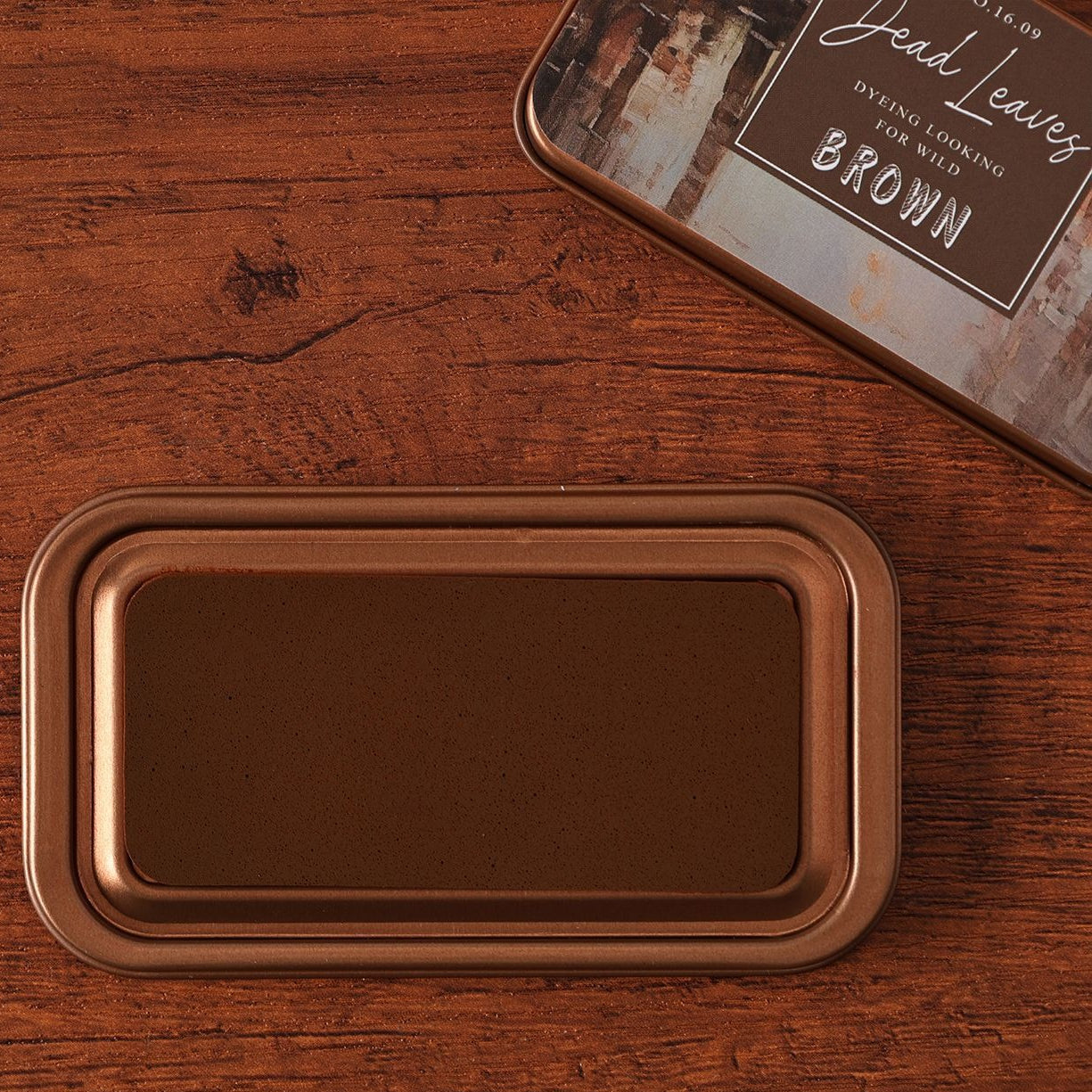 Nature palette cotton ink pad tins with metal cases, rich stamping colors, and vintage label artwork