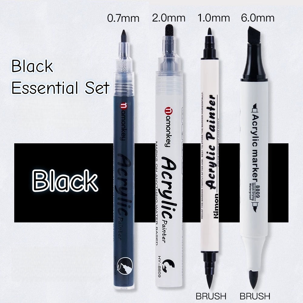 Acrylic liner markers
