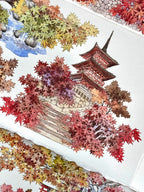 Autumn Collection Vol.2 - 5 Styles (Temple, Building, Scenery) Autumn Collection Vol.2 – Temple & Scenery PET Tape | Shroomi