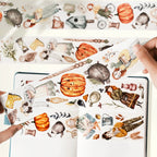 Pre-cut Autumn Enchantment Wide Washi/PET Tape The Washi Tape Shop