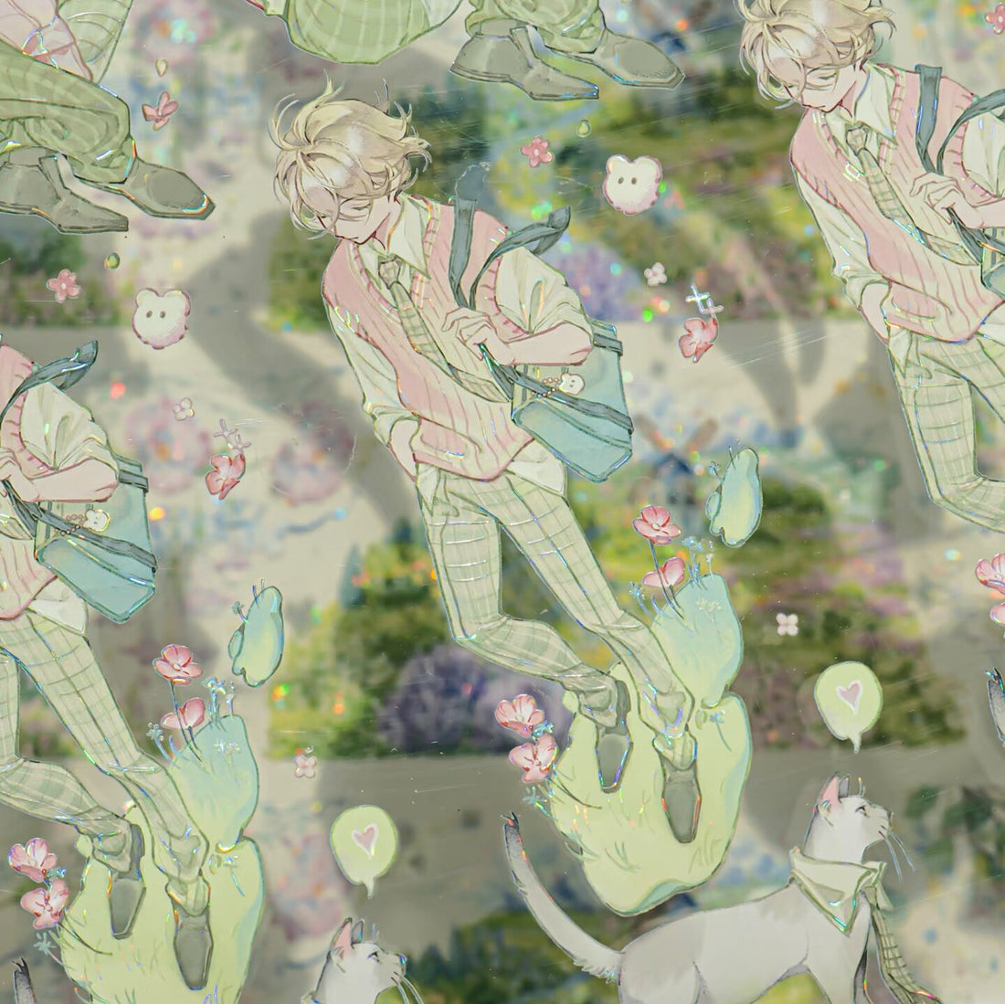 Feels Like a Sunny Day decorative tape with a bright sky-inspired design
