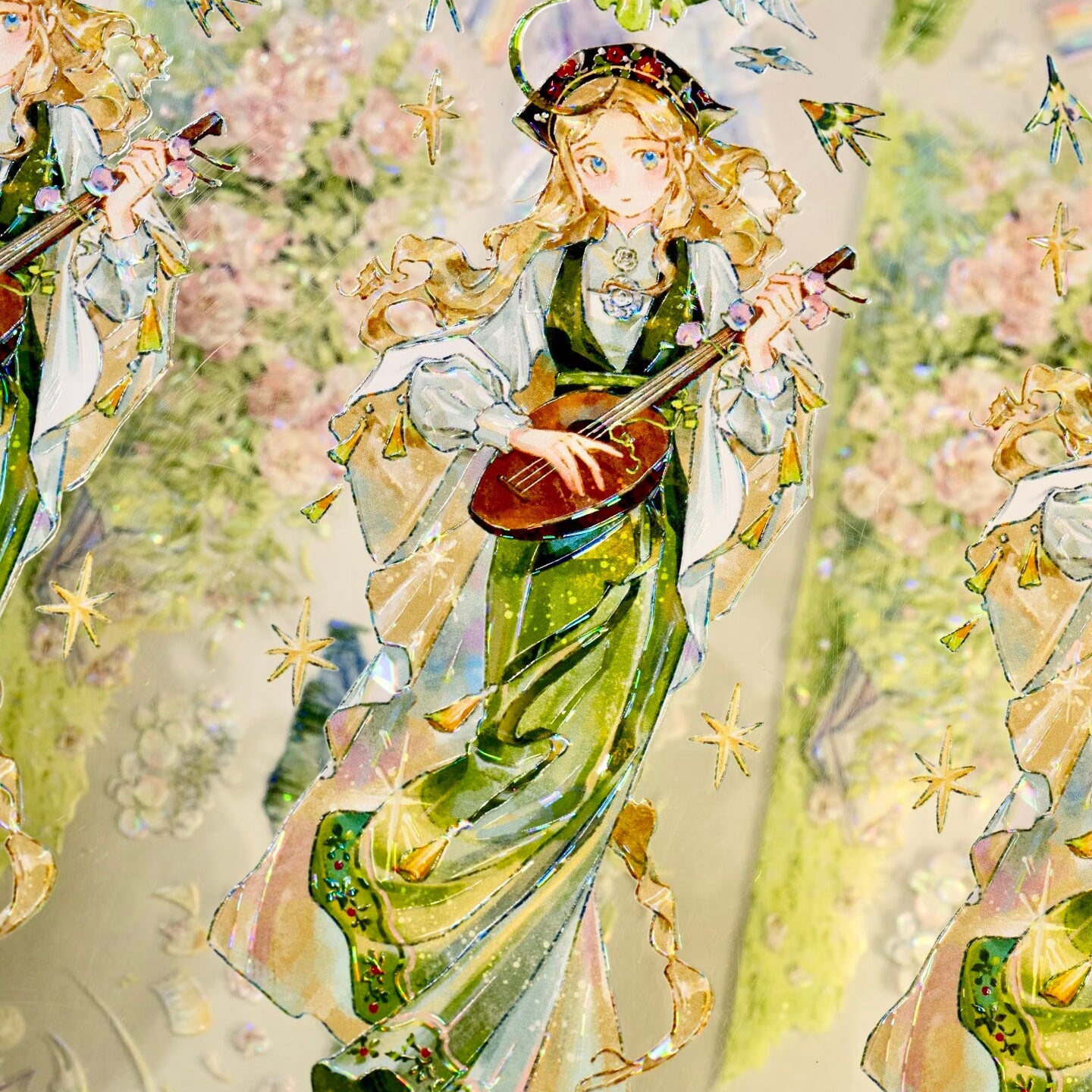 Greenfield Storybook decorative tape with an open-field scene