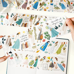 Pre-cut Velvet Voyage Wide Washi/PET Tape