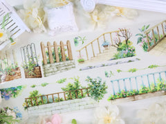 Walls & Fences PET Tape Walls & Fences PET Tape | Rustic Scenery & Collage Elements