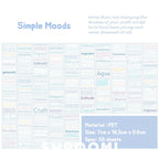 Notes & Quotes PET Sticker Collection