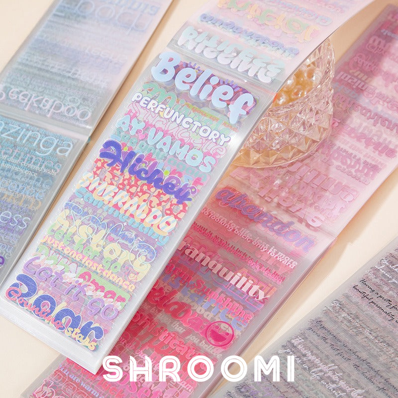 Notes & Quotes PET Sticker Collection