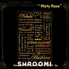 Spring Letters Foil PET Sticker Collection