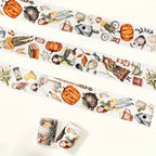 Pre-cut Autumn Enchantment Wide Washi/PET Tape The Washi Tape Shop