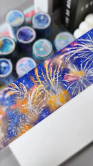 Sky Dreams Fireworks Landscape Washi Tape - PET 5cm x 5m