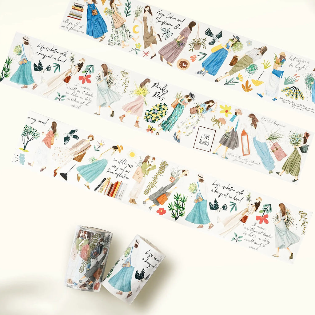 Pre-cut Velvet Voyage Wide Washi/PET Tape The Washi Tape Shop