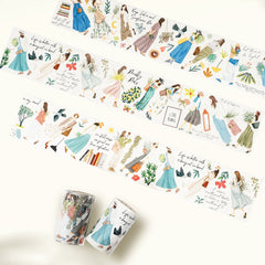 Pre-cut Velvet Voyage Wide Washi/PET Tape