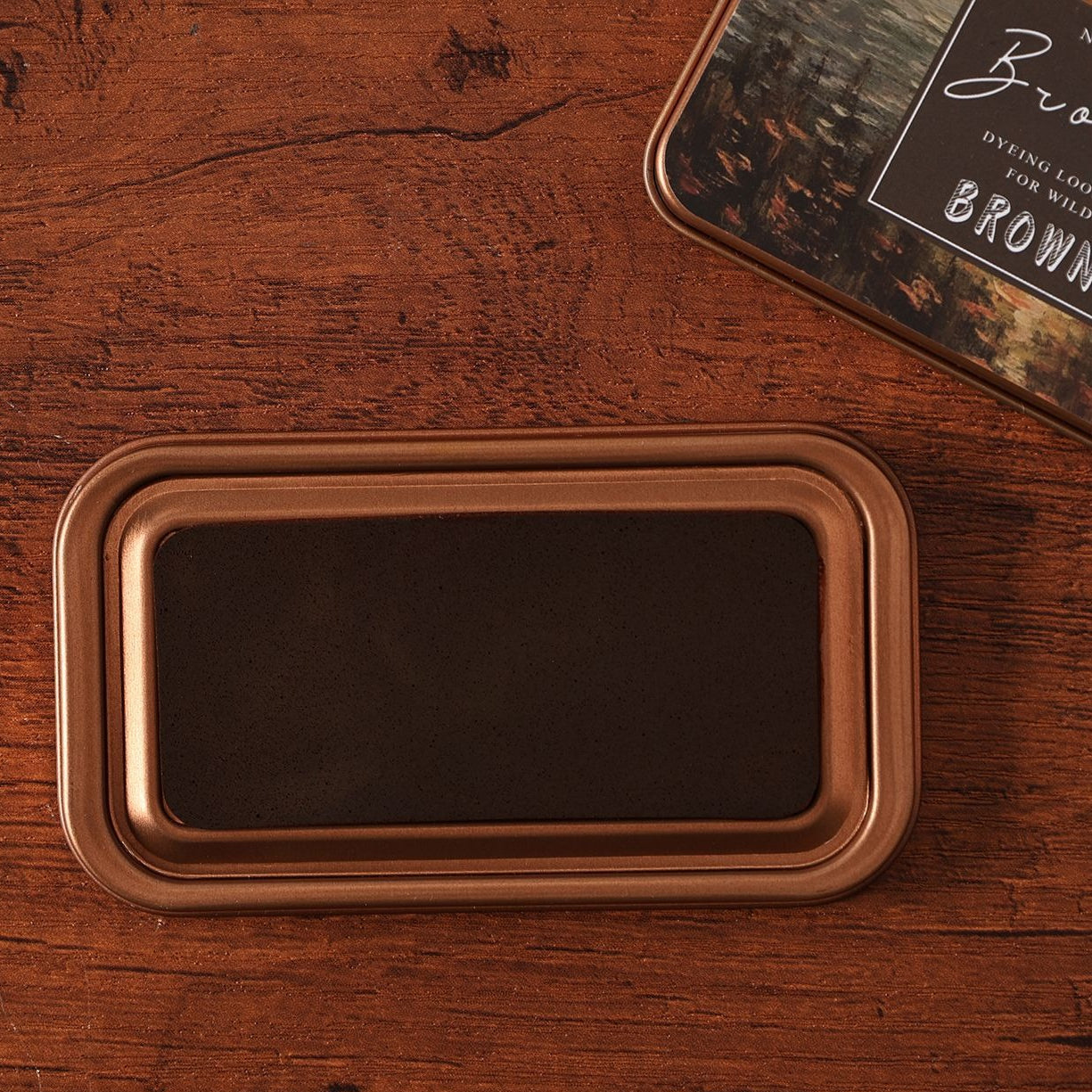 Nature palette cotton ink pad tins with metal cases, rich stamping colors, and vintage label artwork