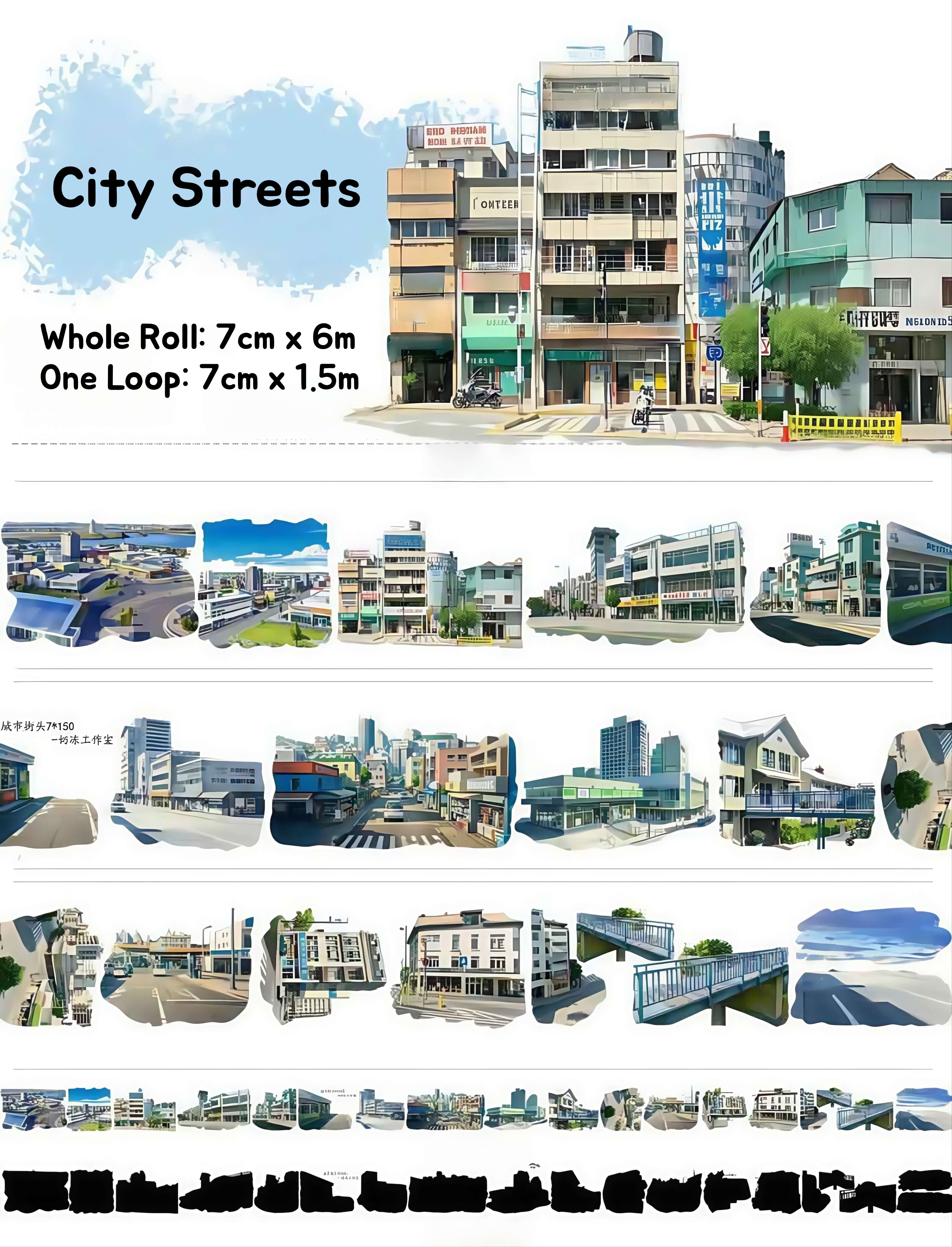City Streets - Cityscape PET Tape