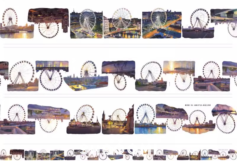 Ferris Wheel at Dusk PET Tape