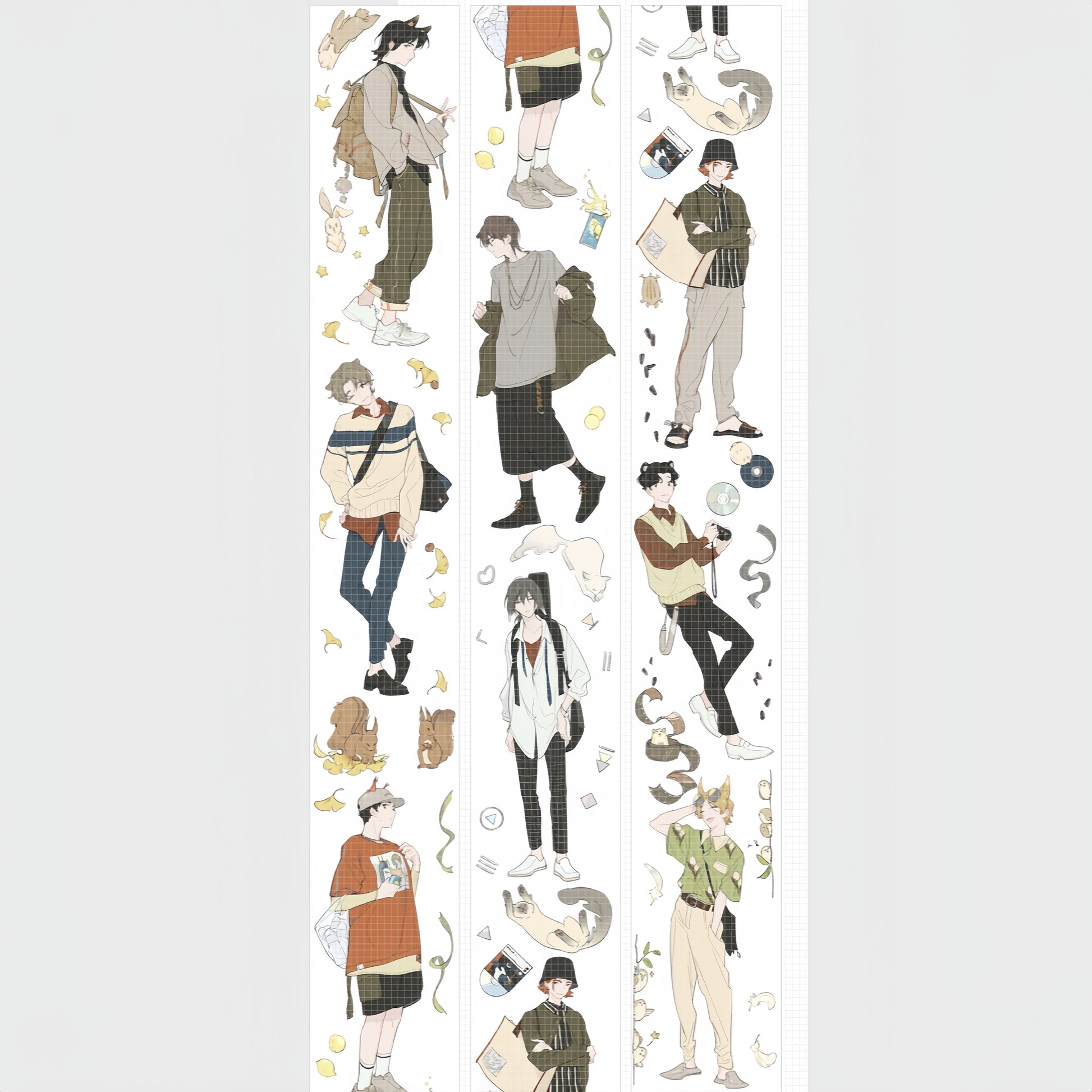 After Class character washi tape detail view