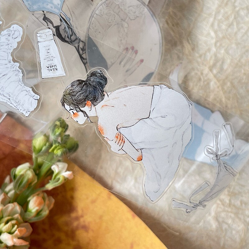 Secret Moments PET Tape with illustrated girls