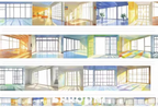 Living Room Interior Background PET Tape