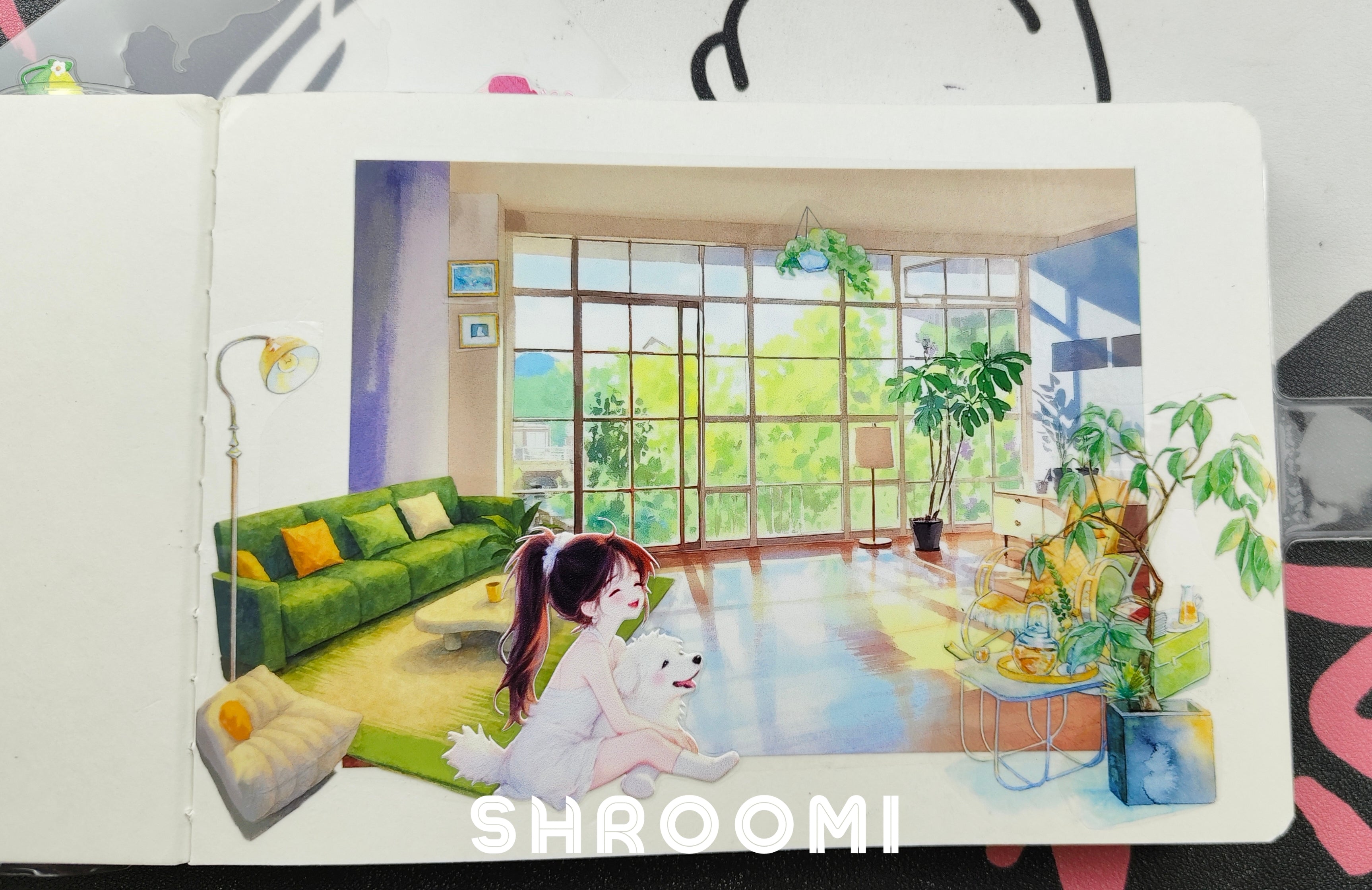 Living Room Interior Background PET Tape