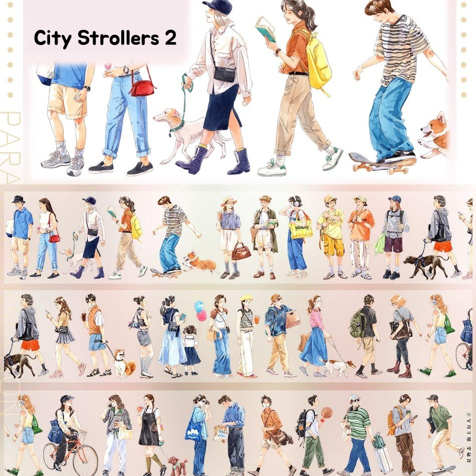 City Strollers2 PET Tape JINGWUZHI