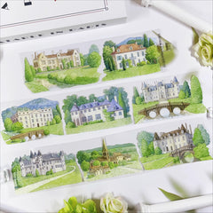 Manor Journey PET Tape Manor Journey PET Tape | English Garden & Estate Scenery Tape